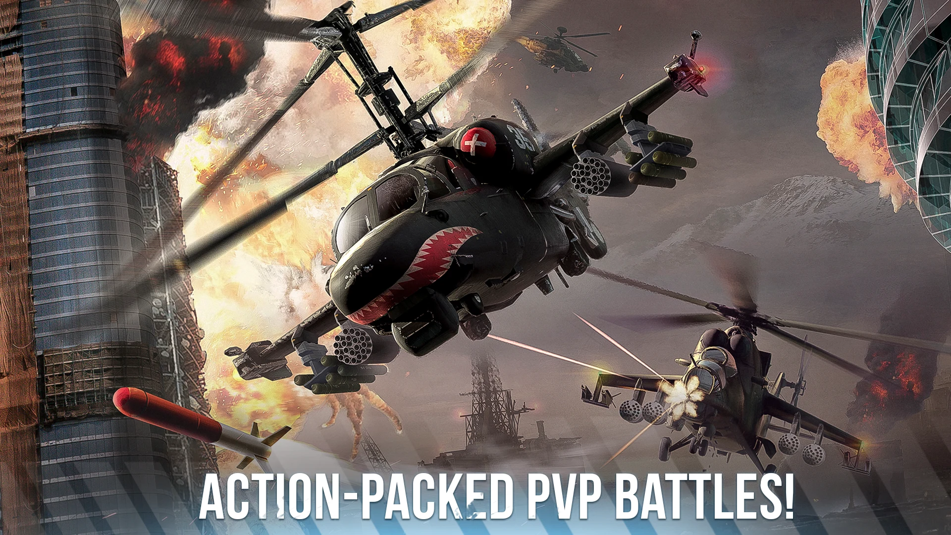 Modern War Choppers: Shooter 截图 1