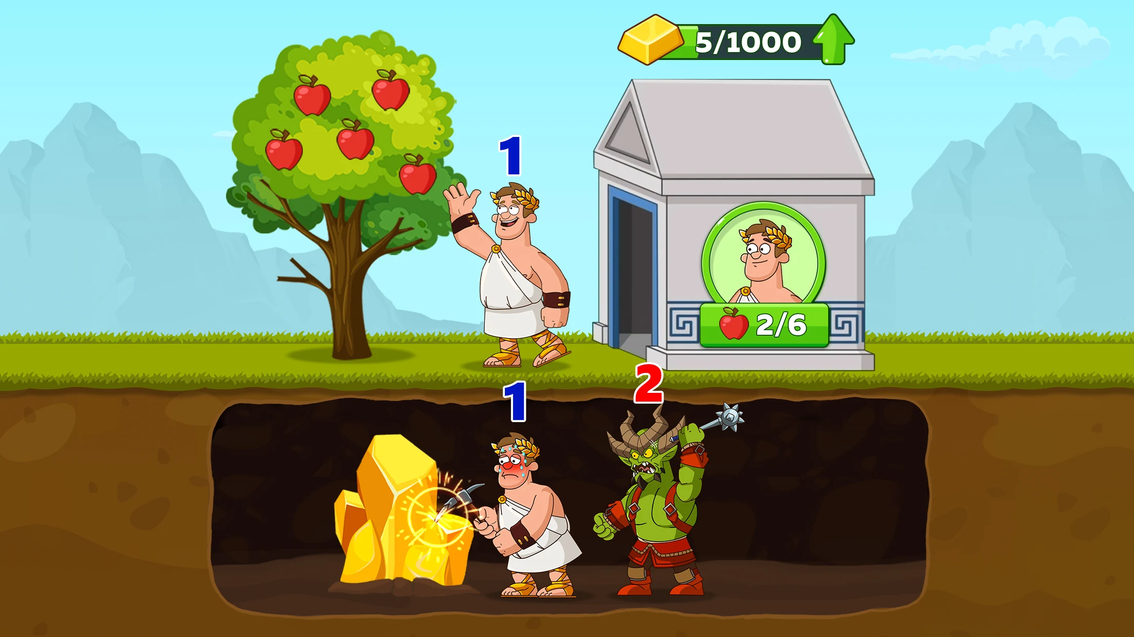 Hustle Castle: Medieval games 截图 1