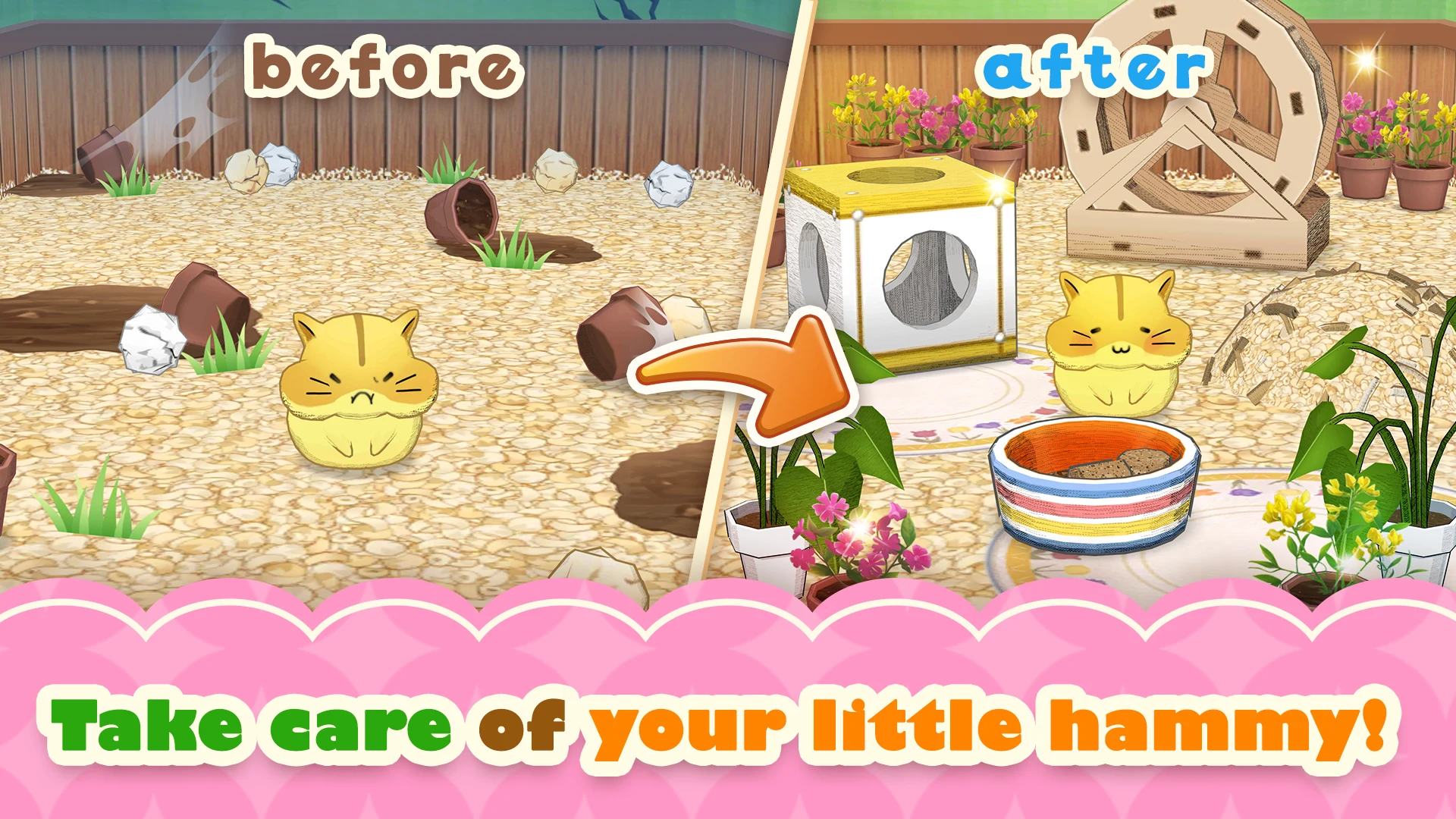 Hamster Life match and home 截图 1
