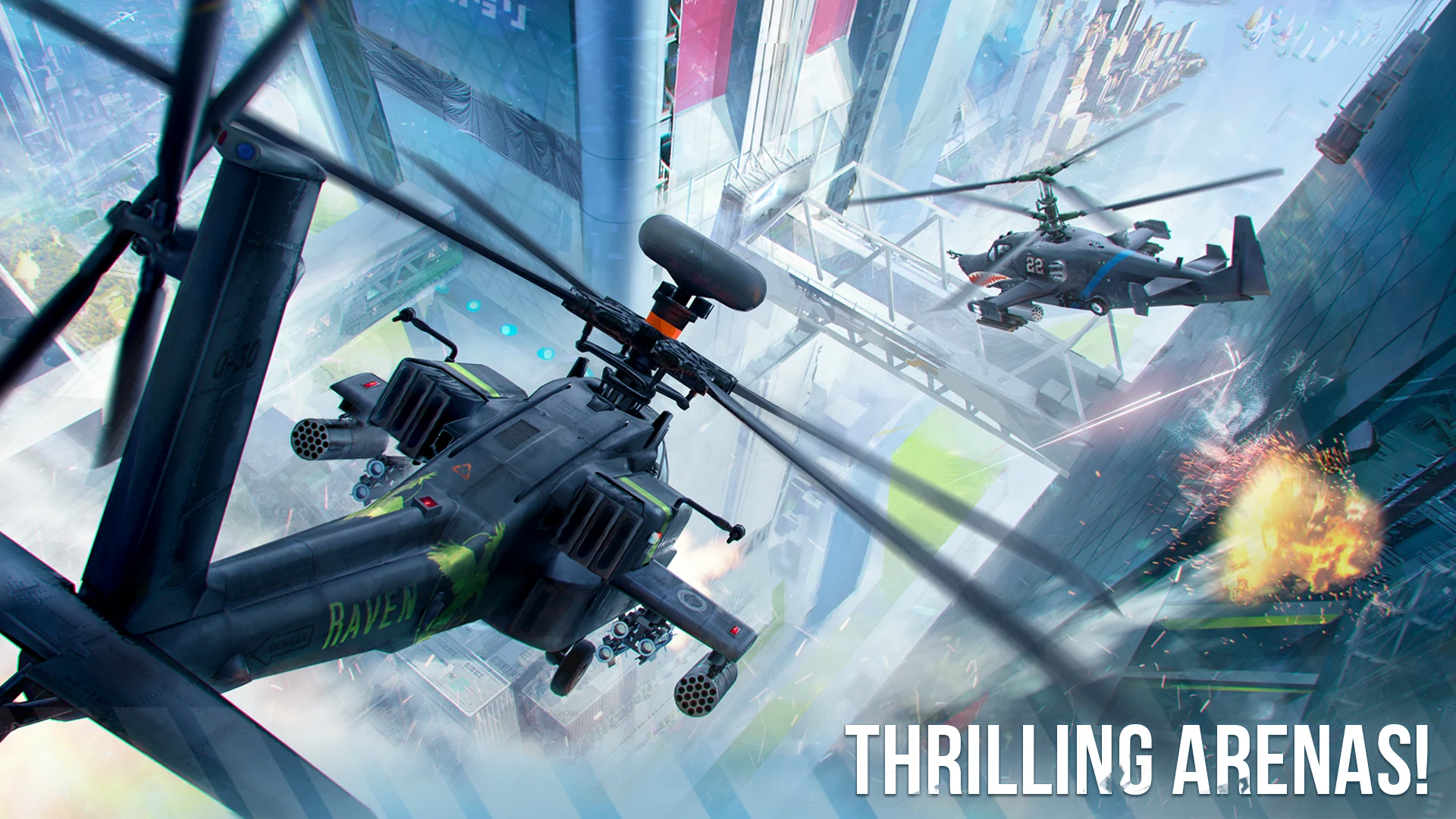 Modern War Choppers: Shooter 截图 4
