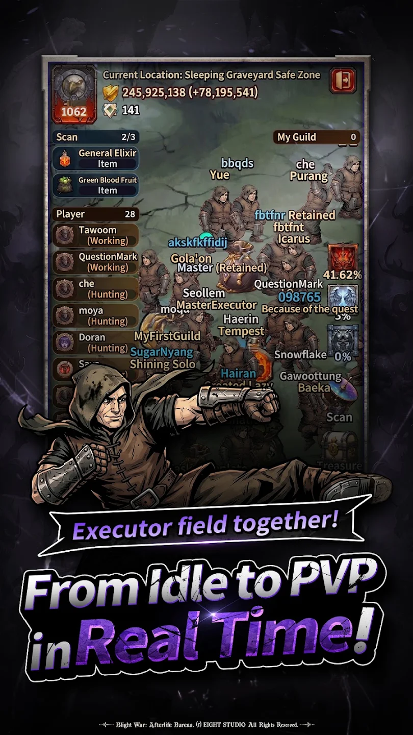 Blight War: Idle RPG 截图 3