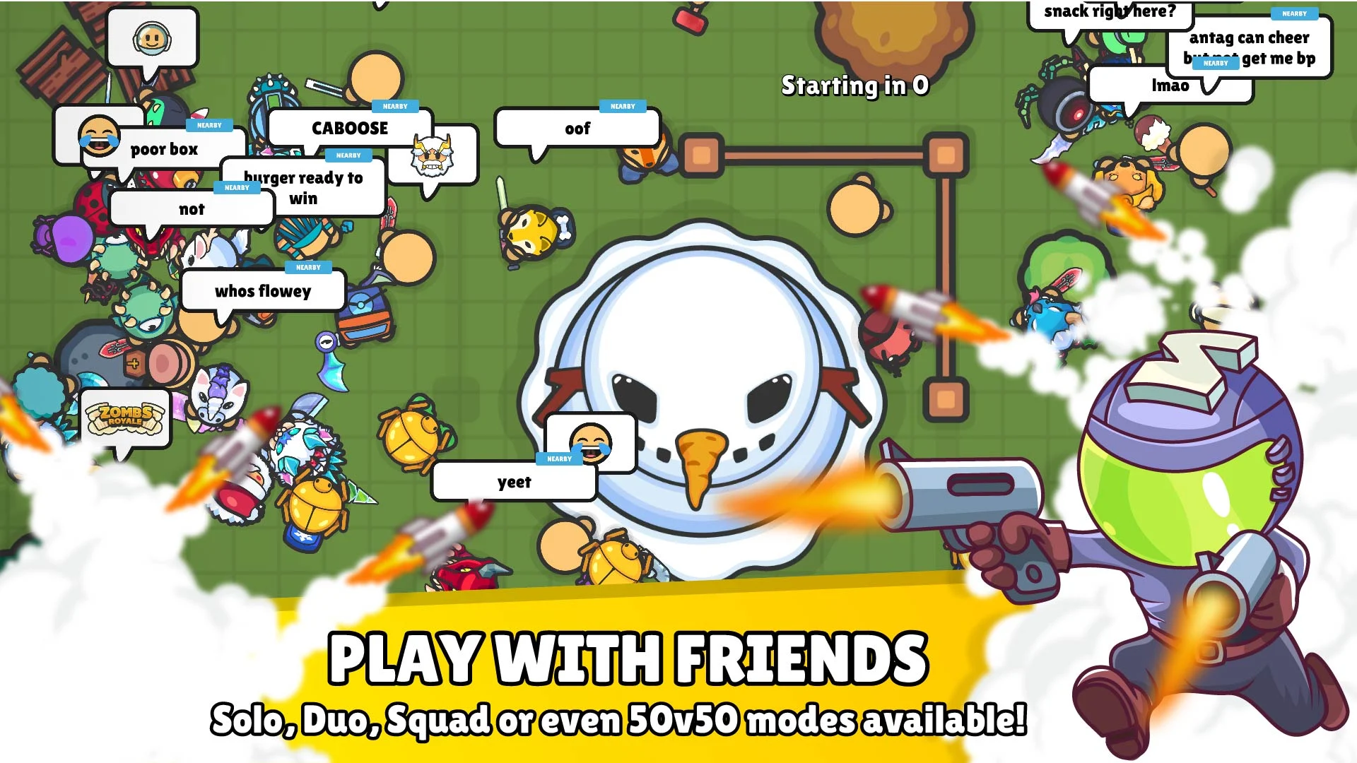 ZombsRoyale.io - Battle Royale 截图 1