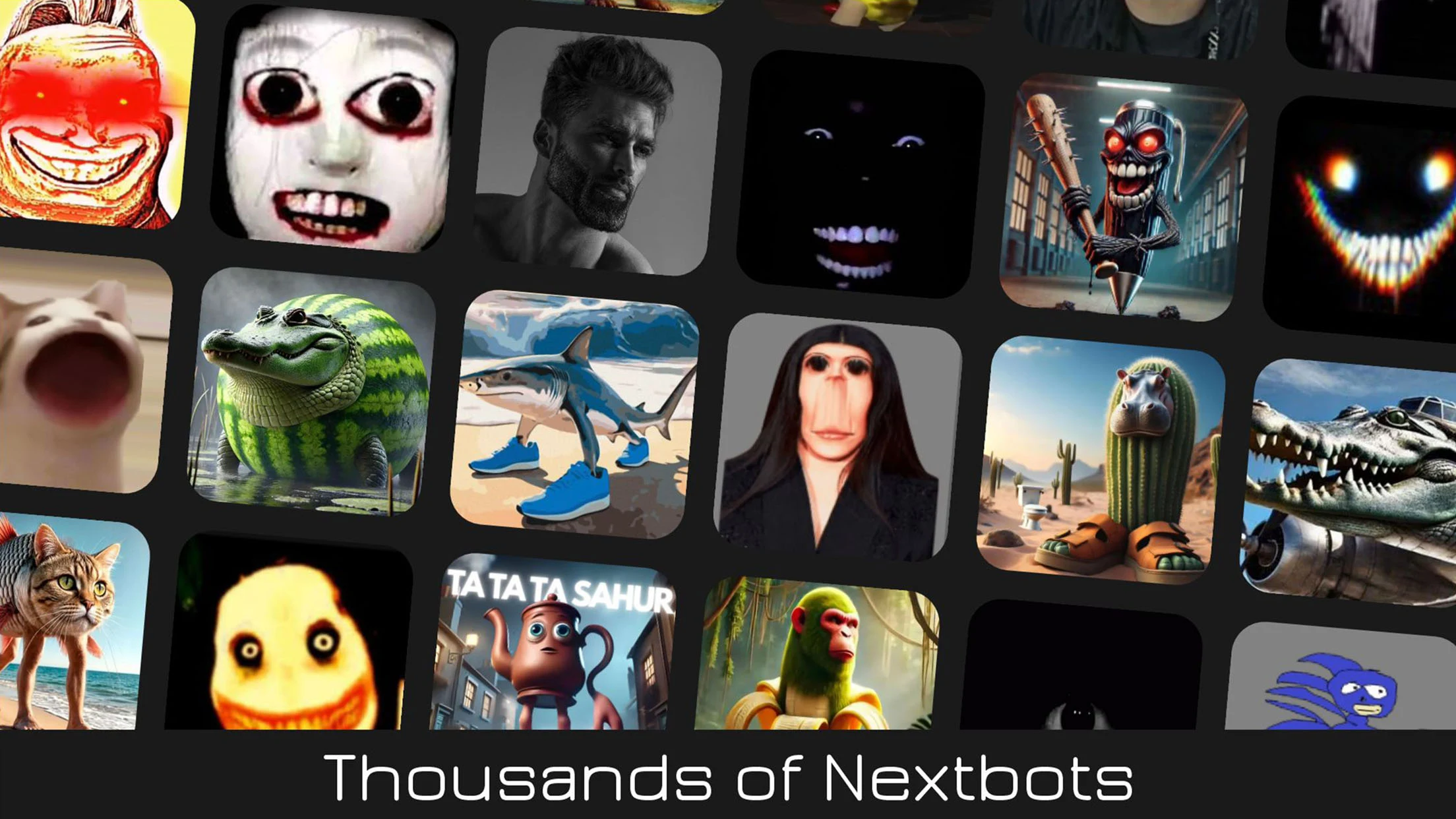 Nextbots Online: Sandbox 截图 1