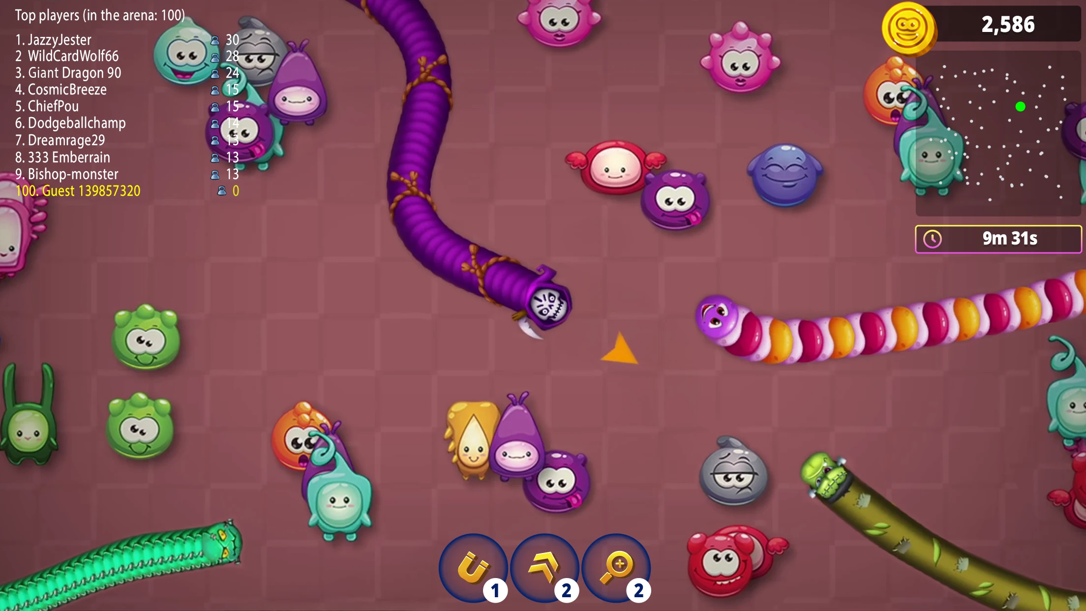 Worms Zone .io - Hungry Snake 截图 7