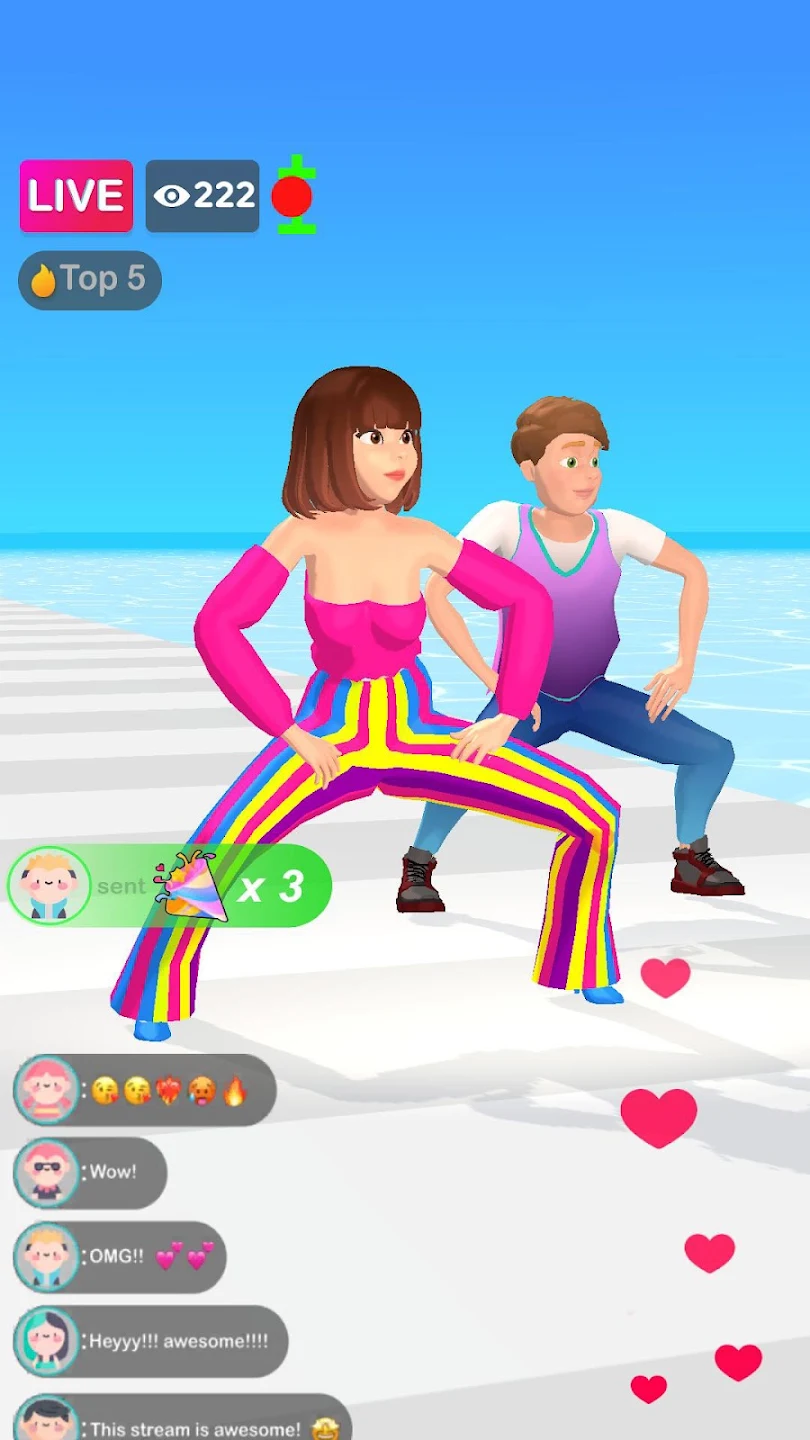 Streamer Rush: Dress & Impress 截图 1