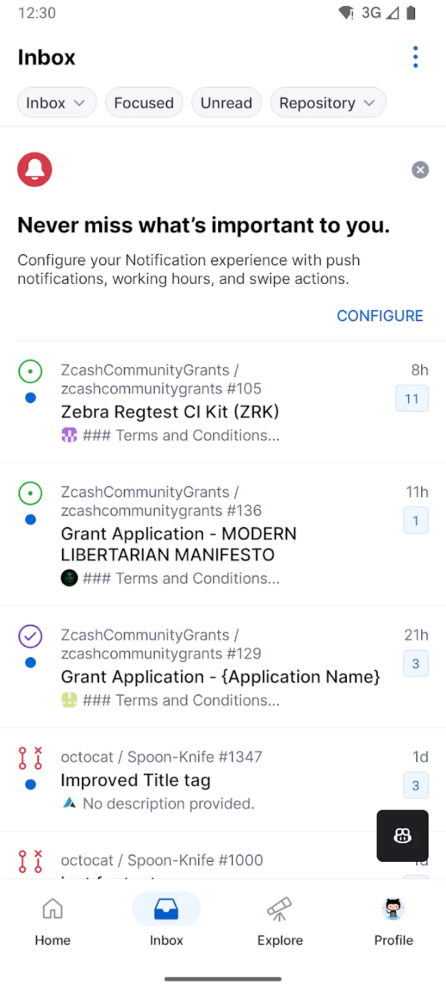 GitHub 截图 3