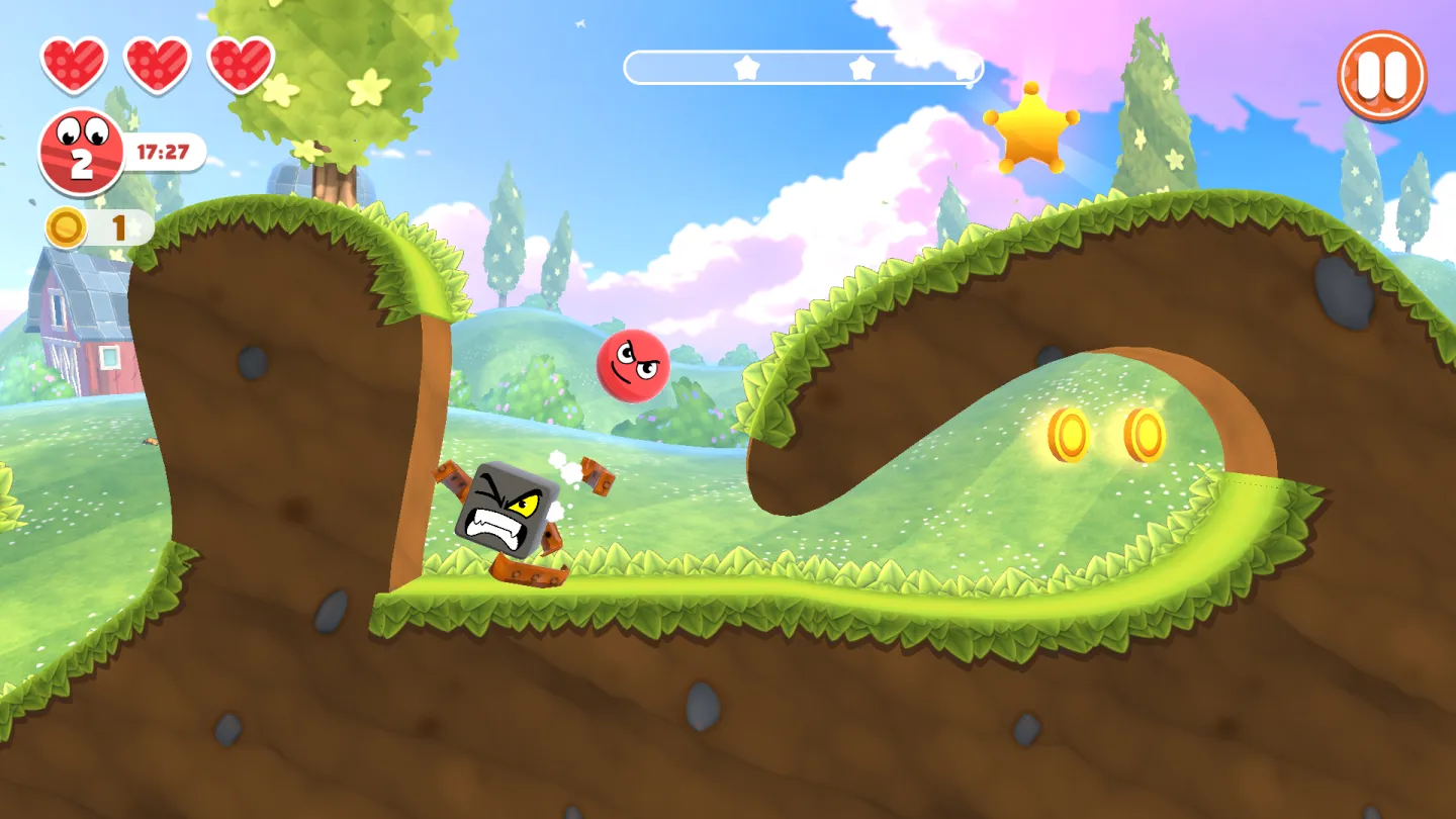 Red Ball Forever：跳跃翻滚 截图 1
