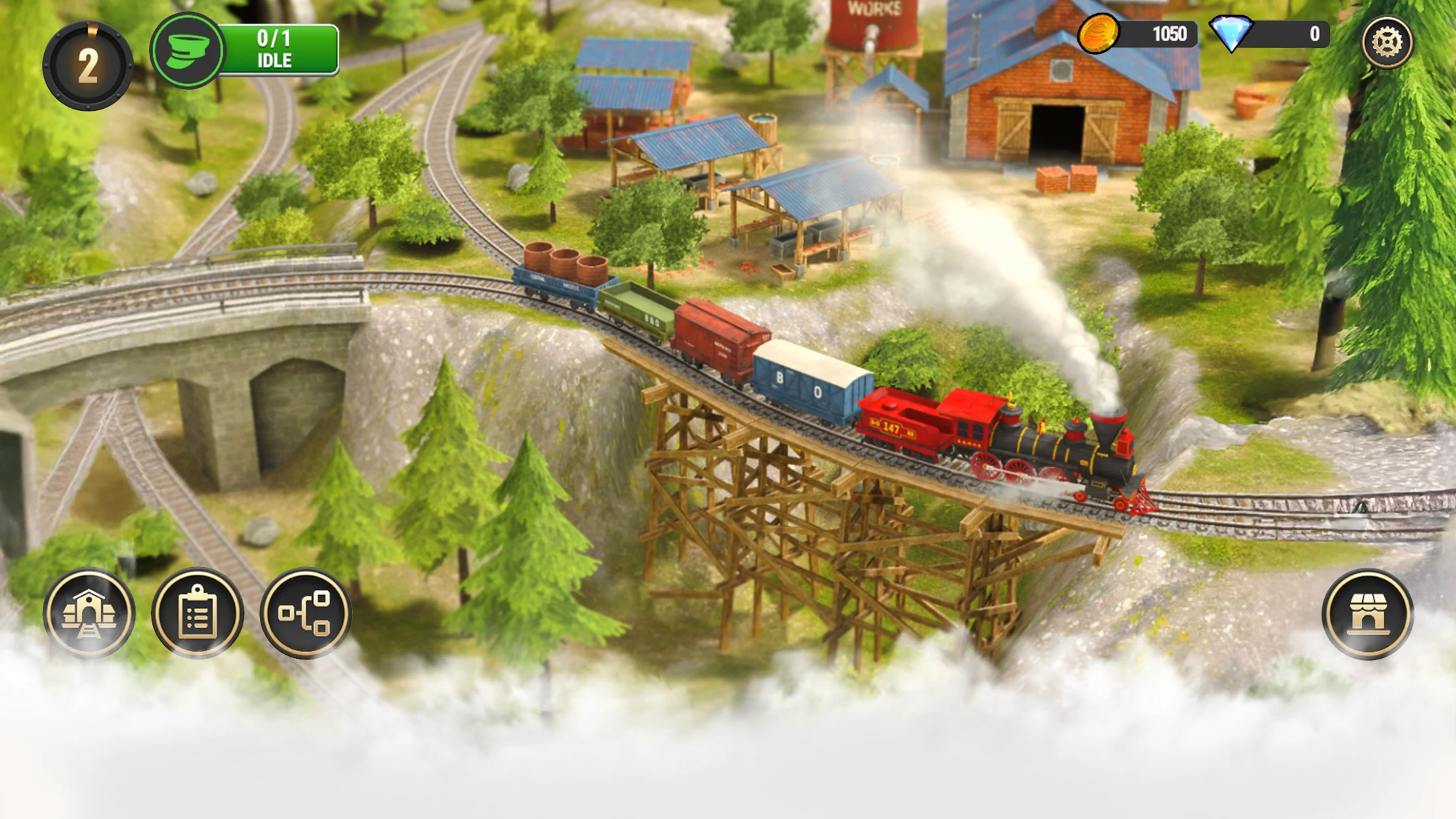 Train King Tycoon: Rail Empire 截图 5
