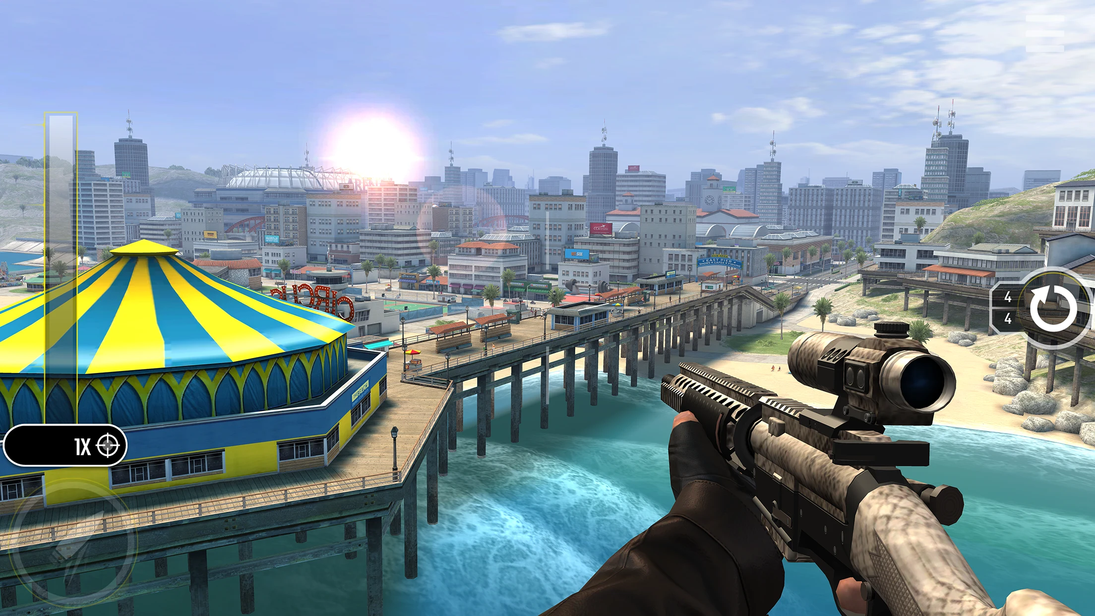 Pure Sniper: Gun Shooter Games 截图 1