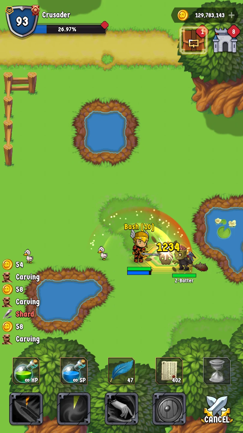Walking Hero – 放置战斗 RPG 截图 9