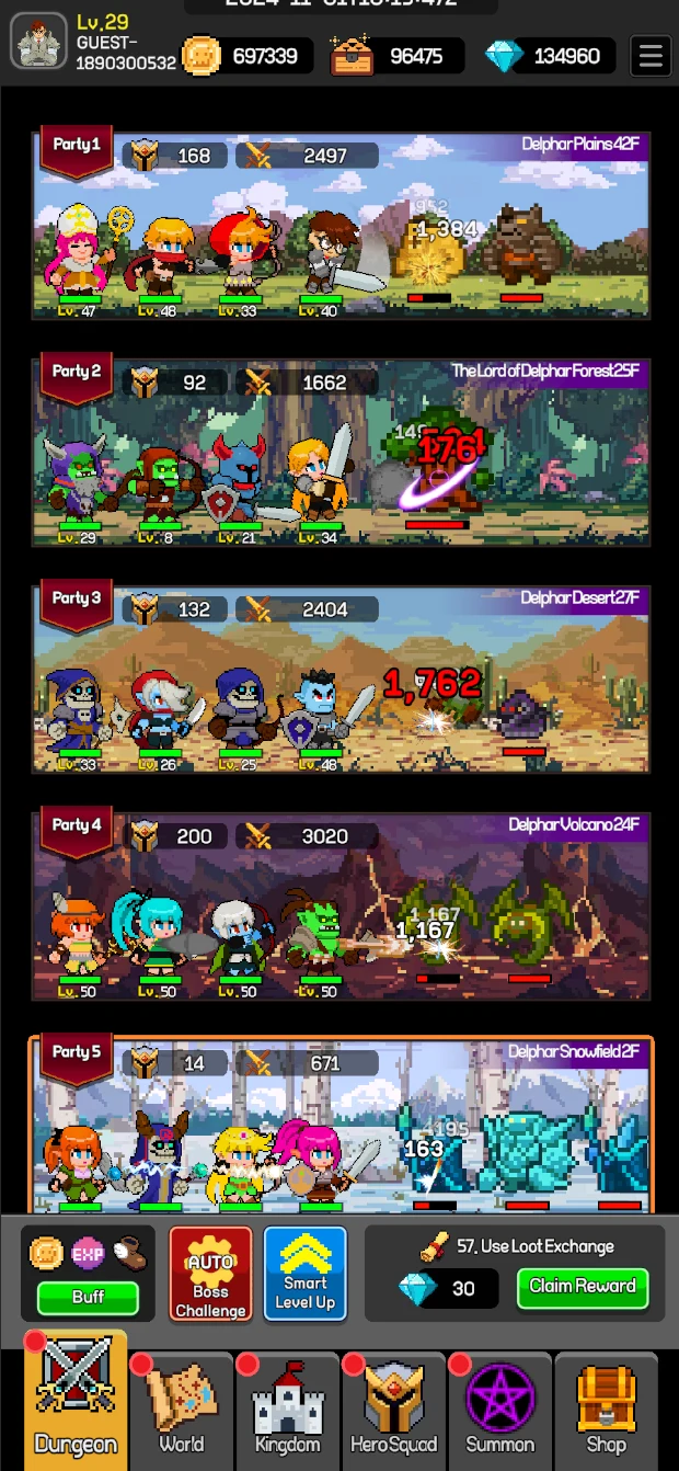 32 Heroes 截图 1