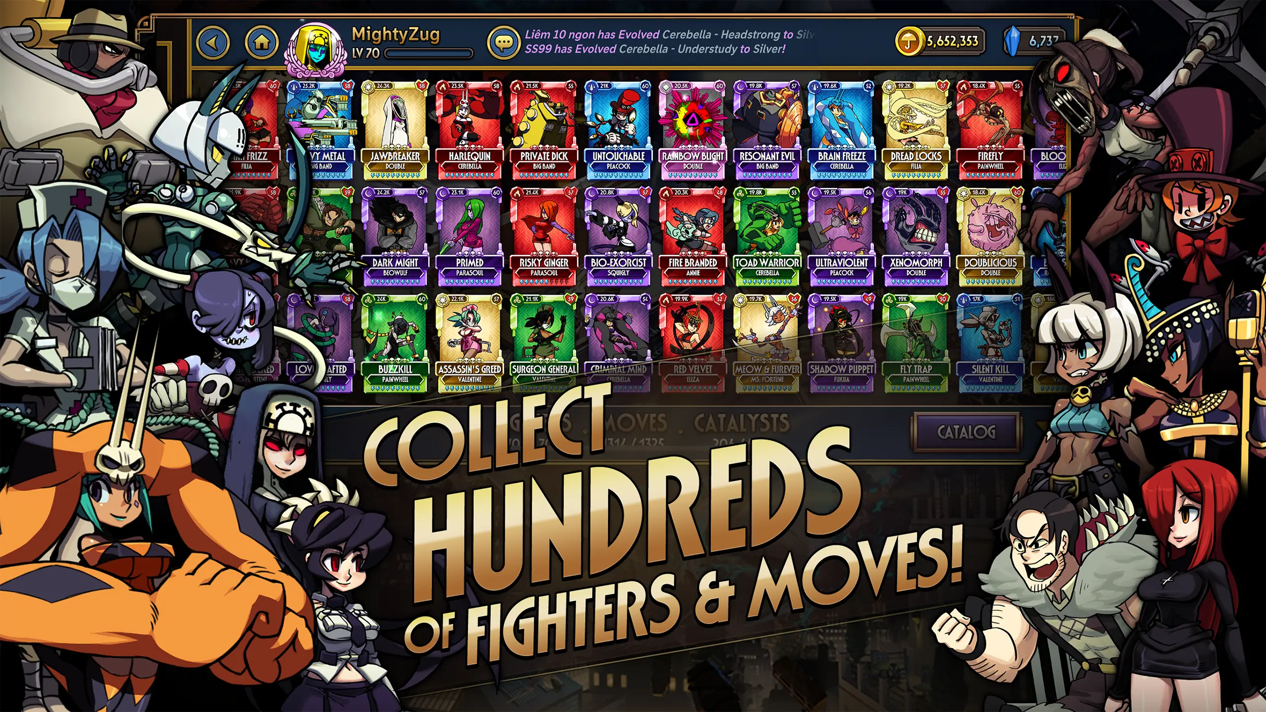 Skullgirls：格斗RPG 截图 3