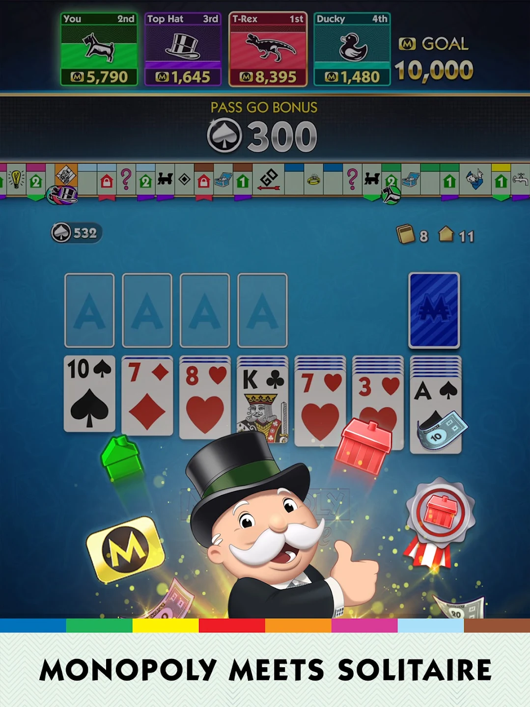 MONOPOLY Solitaire: Card Games 截图 9