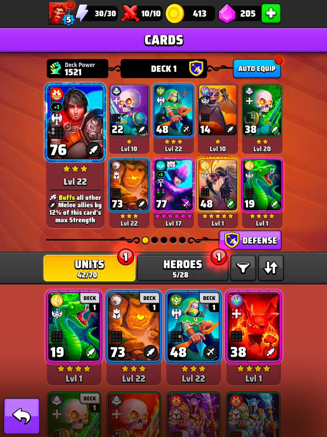 Black Deck - Card Battle CCG 截图 11