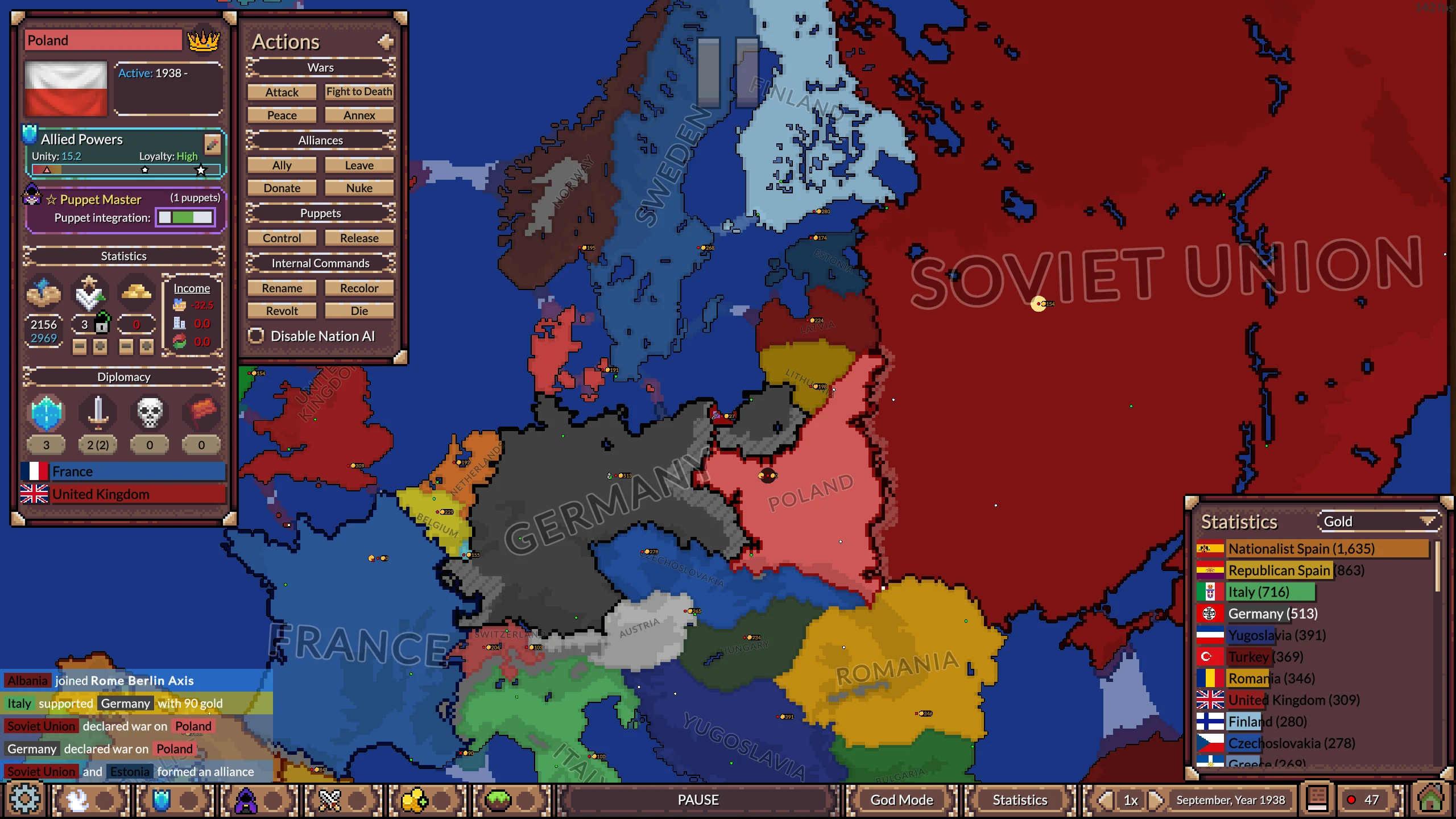 Ages of Conflict World War Sim 截图 1