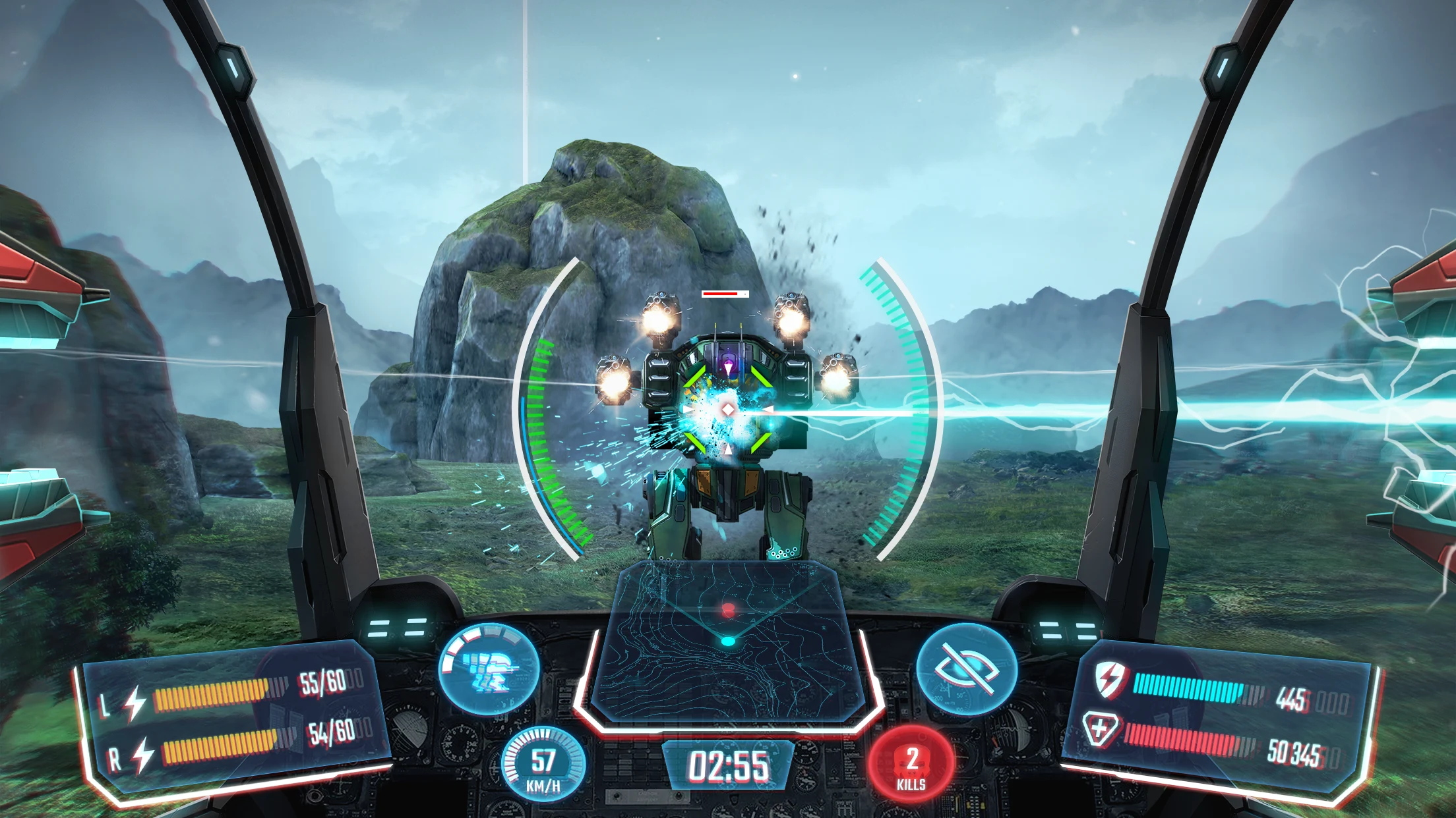 机器人战争：机甲战斗 3D PvP FPS 截图 1