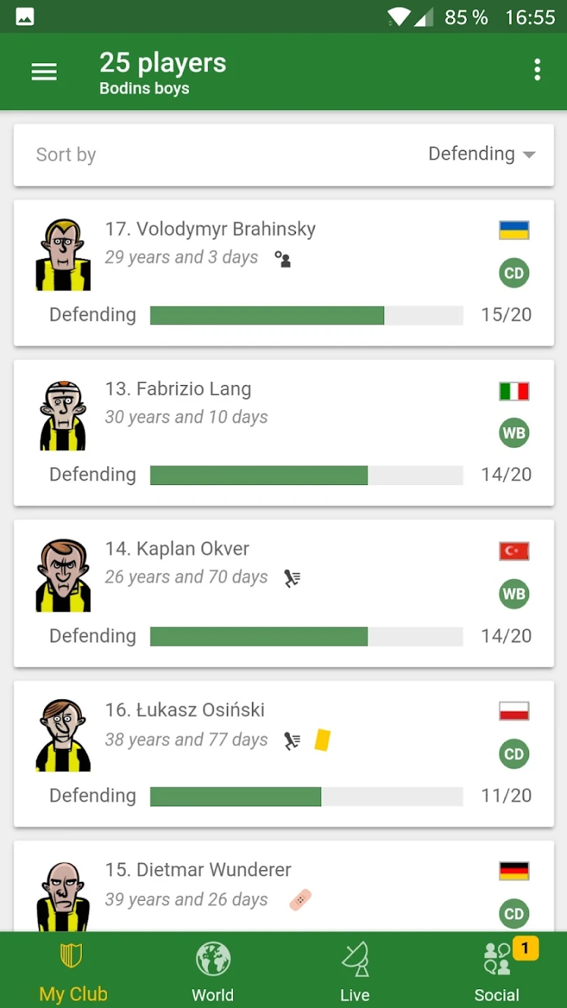 Hattrick Football Manager Game 截图 2