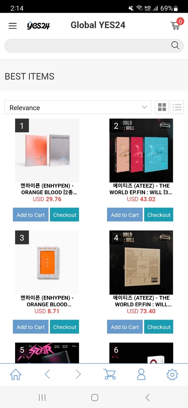 YES24 글로벌 [영/중문] 截图 5