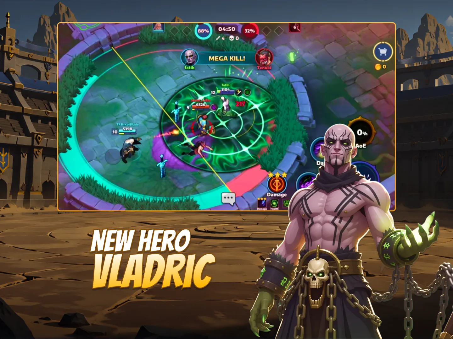 Blitz of Battle: 2v2 MOBA 截图 21