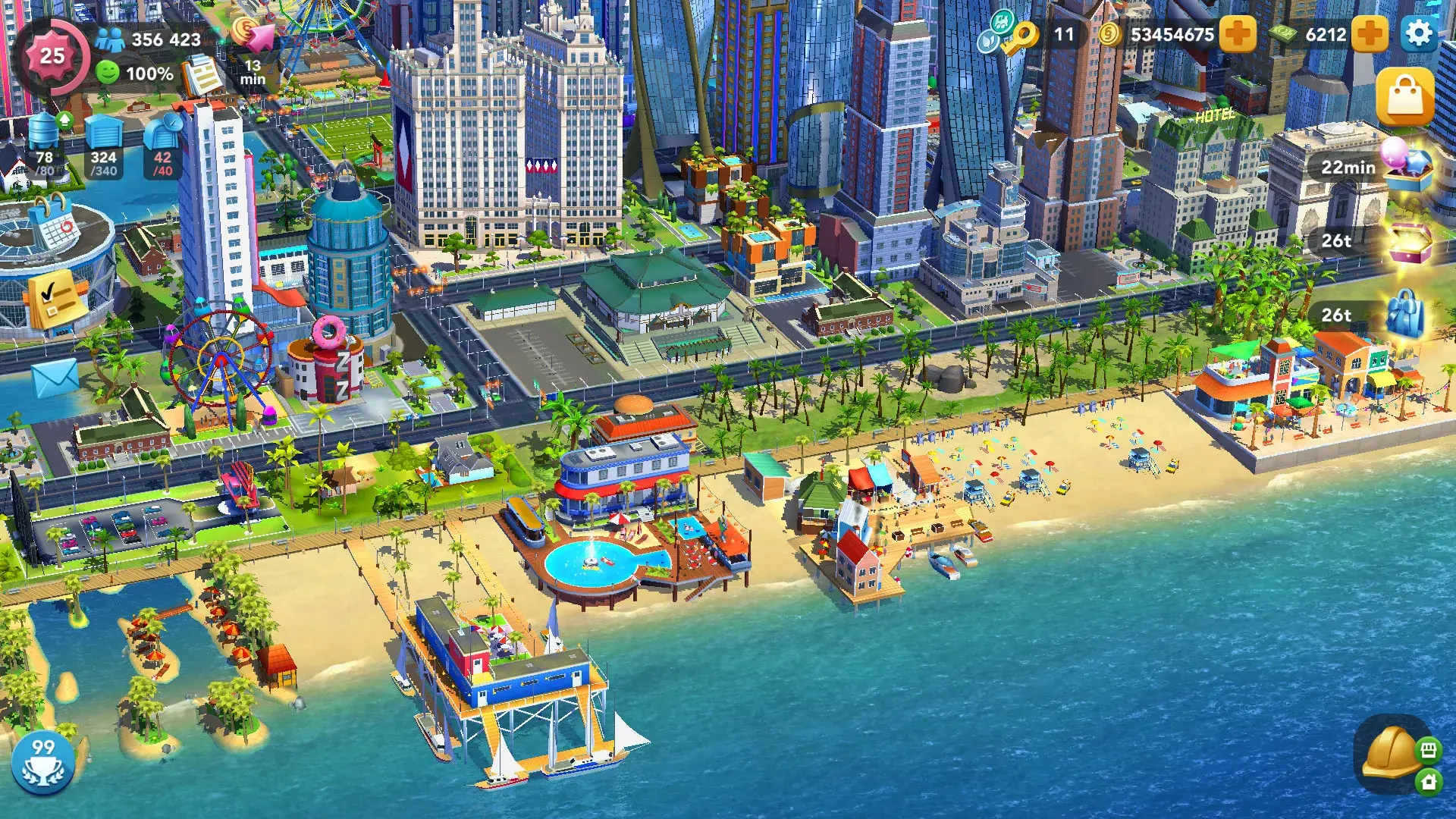 SimCity BuildIt 截图 1