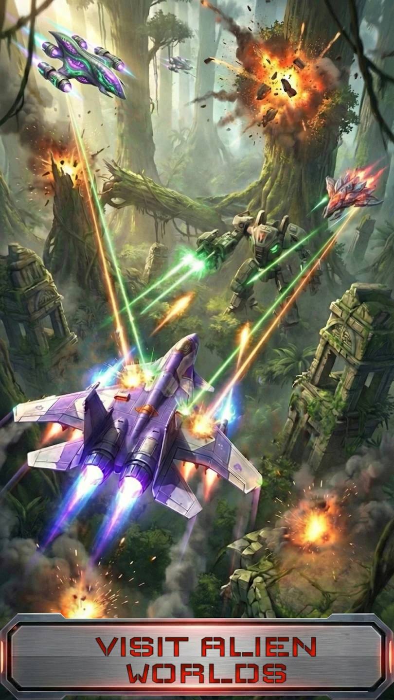 Red Hunt: Air combat shooting 截图 3