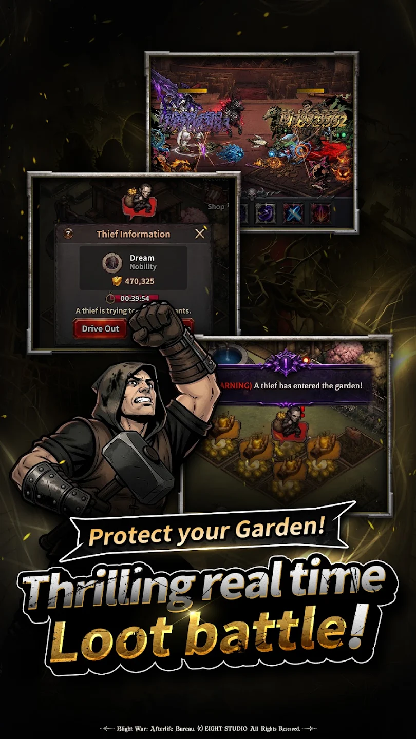 Blight War: Idle RPG 截图 5