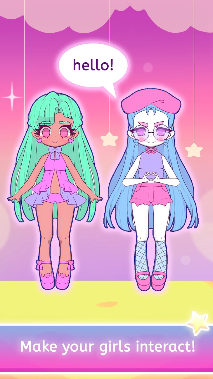 Mimistar dress up chibi doll 截图 5
