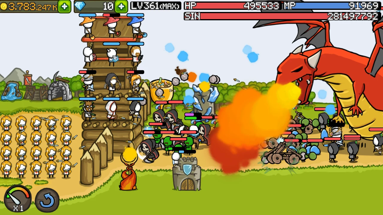 Grow Castle - Tower Defense 截图 3