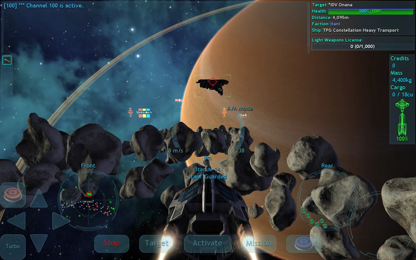 Vendetta Online (3D Space MMO) 截图 3