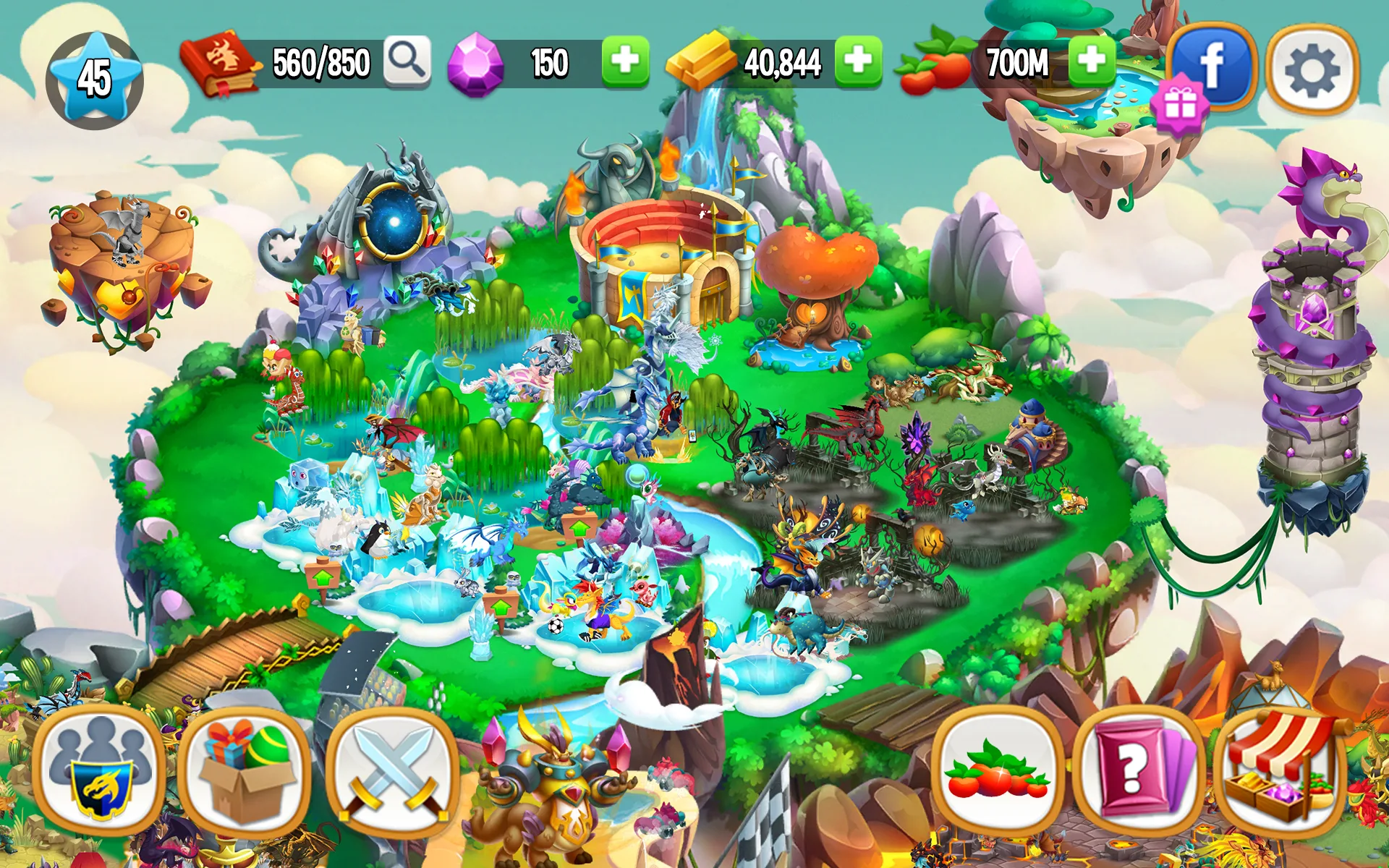 Dragon City: Mobile Adventure 截图 10