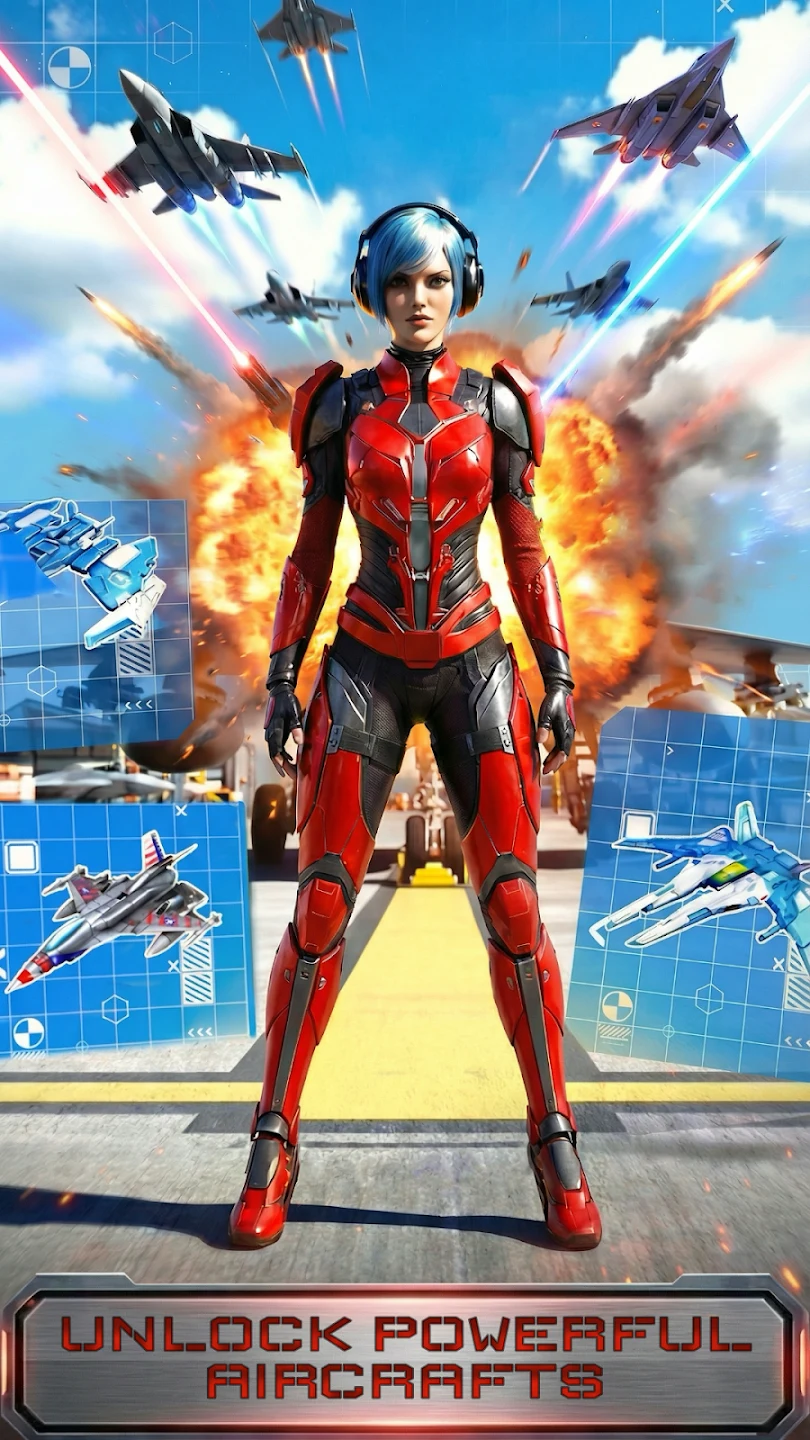 Red Hunt: Air combat shooting 截图 2