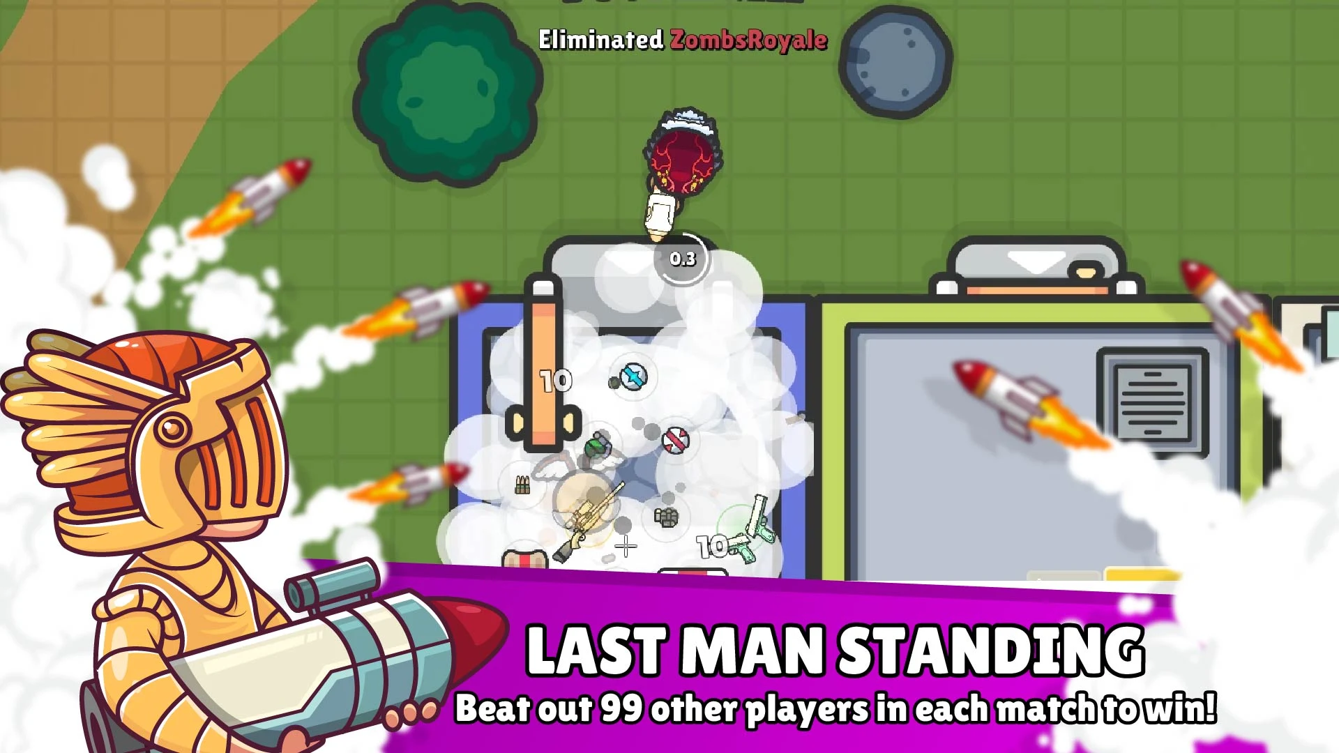 ZombsRoyale.io - Battle Royale 截图 4