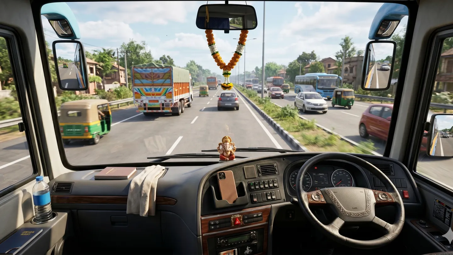 Indian Bus Simulator 截图 1
