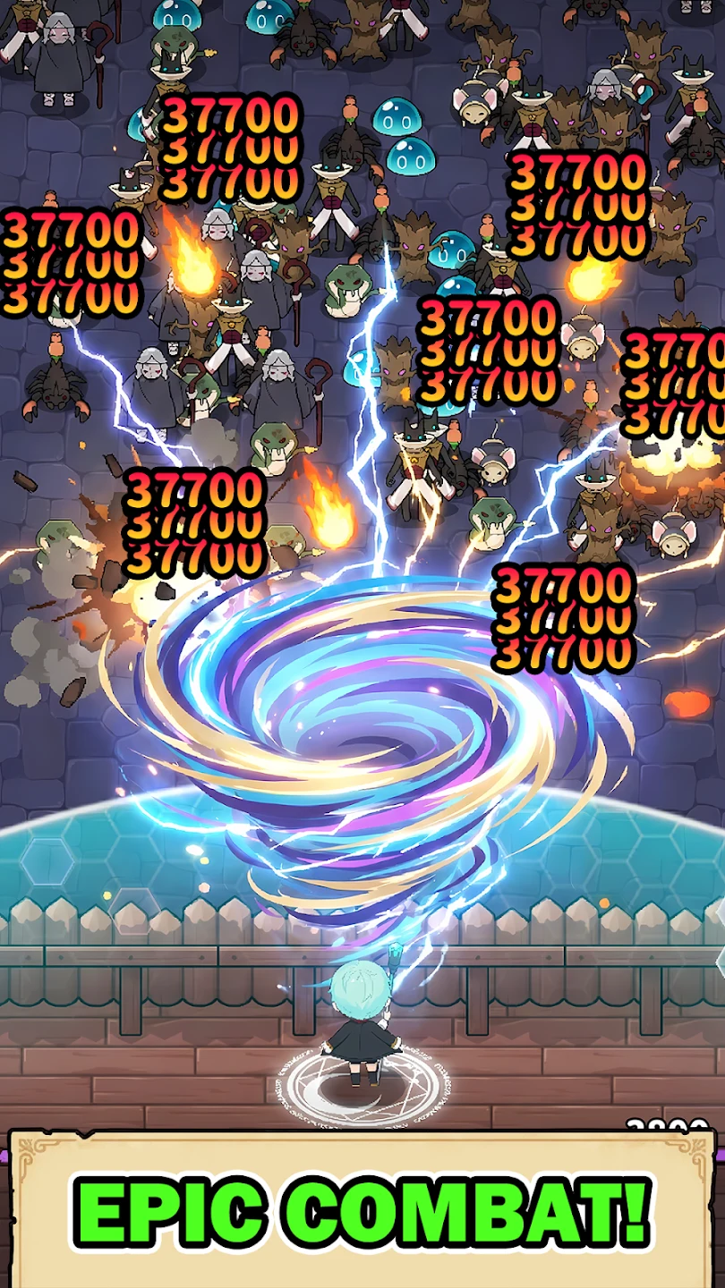 66666年后转生的黑魔法师：无限防御RPG 截图 8