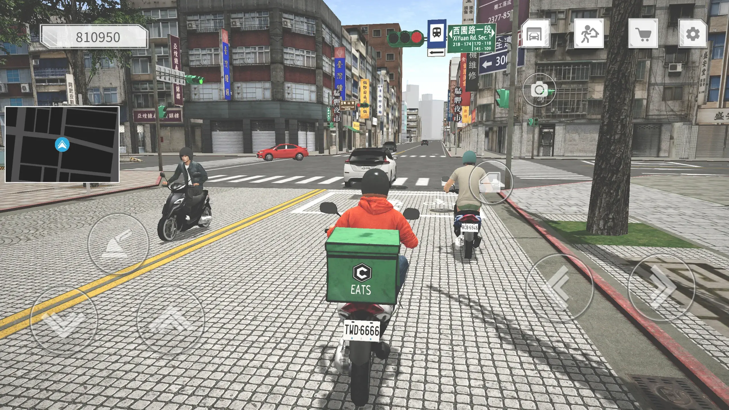 台湾驾驶-赛车竞速X外卖员模拟 截图 4