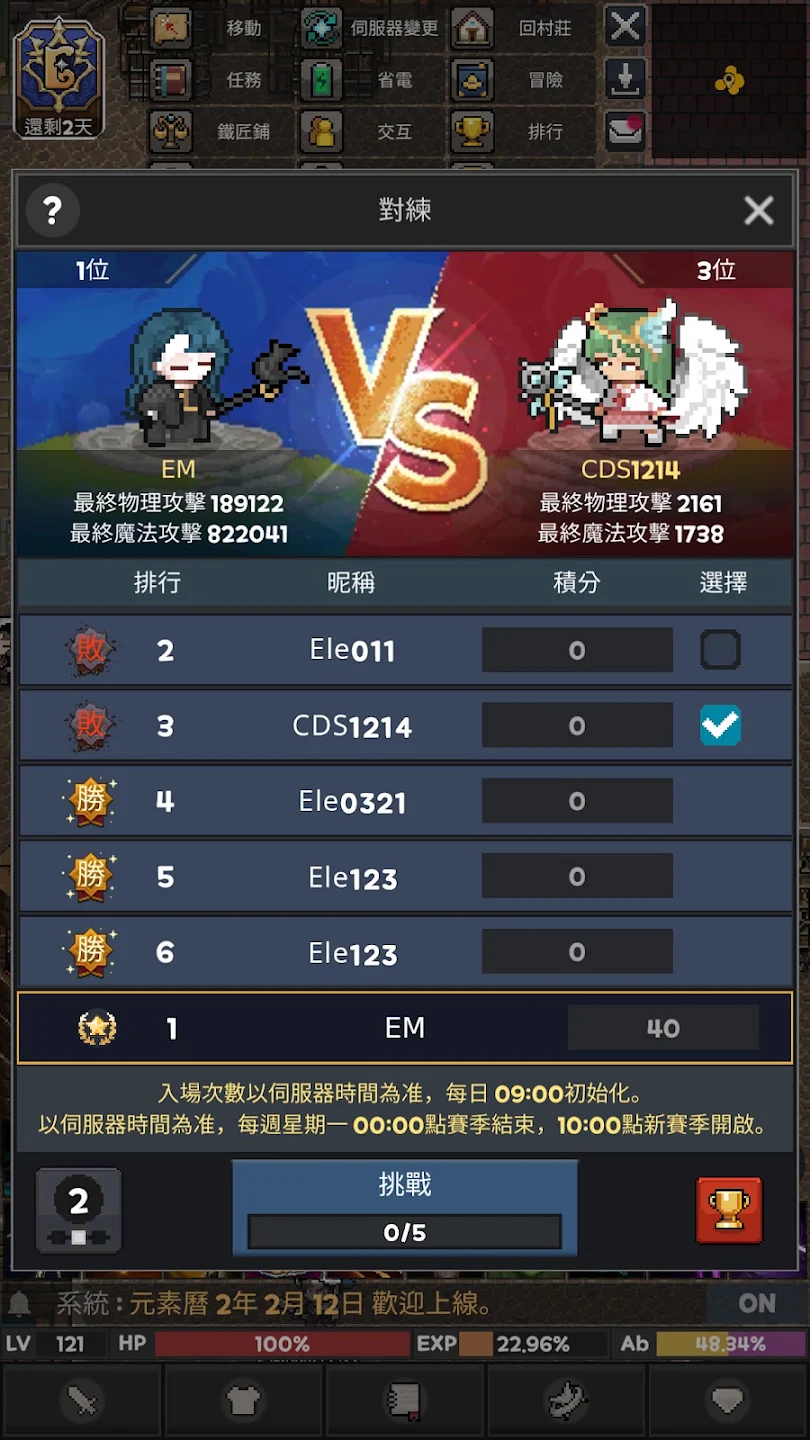 Elemental: 2D MMORPG 截图 7