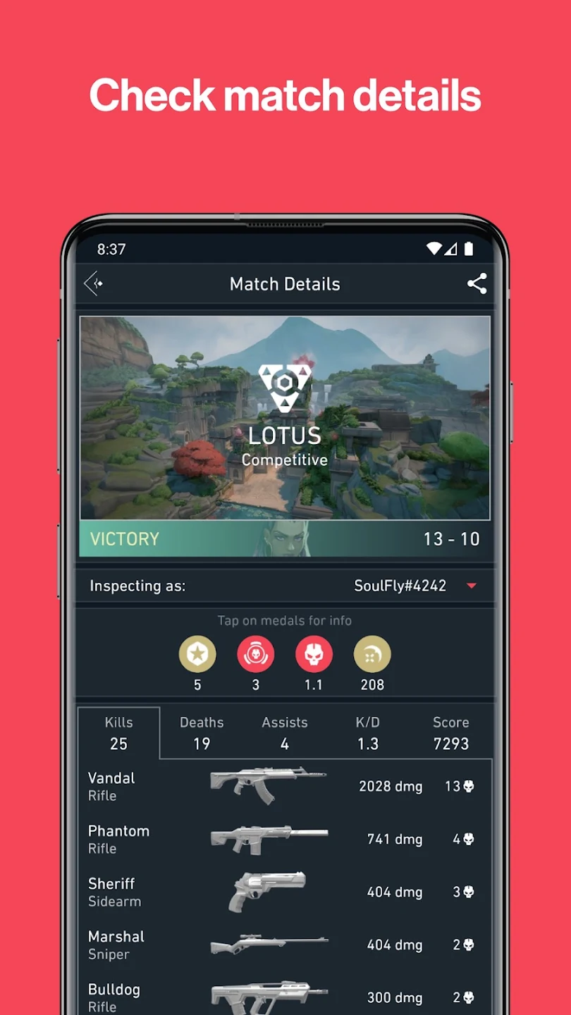 Spike Stats - Valorant Tracker 截图 10