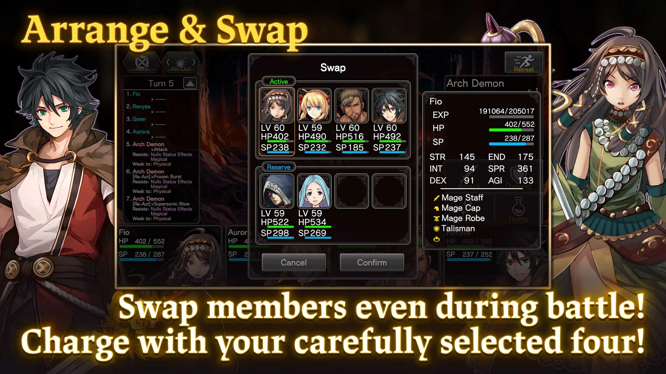 RPG Astral Takers 截图 4