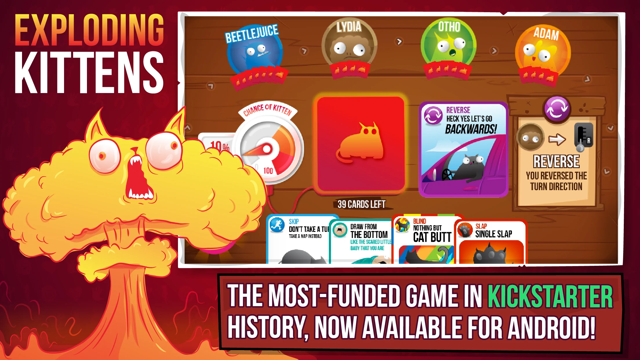 Exploding Kittens® 截图 1