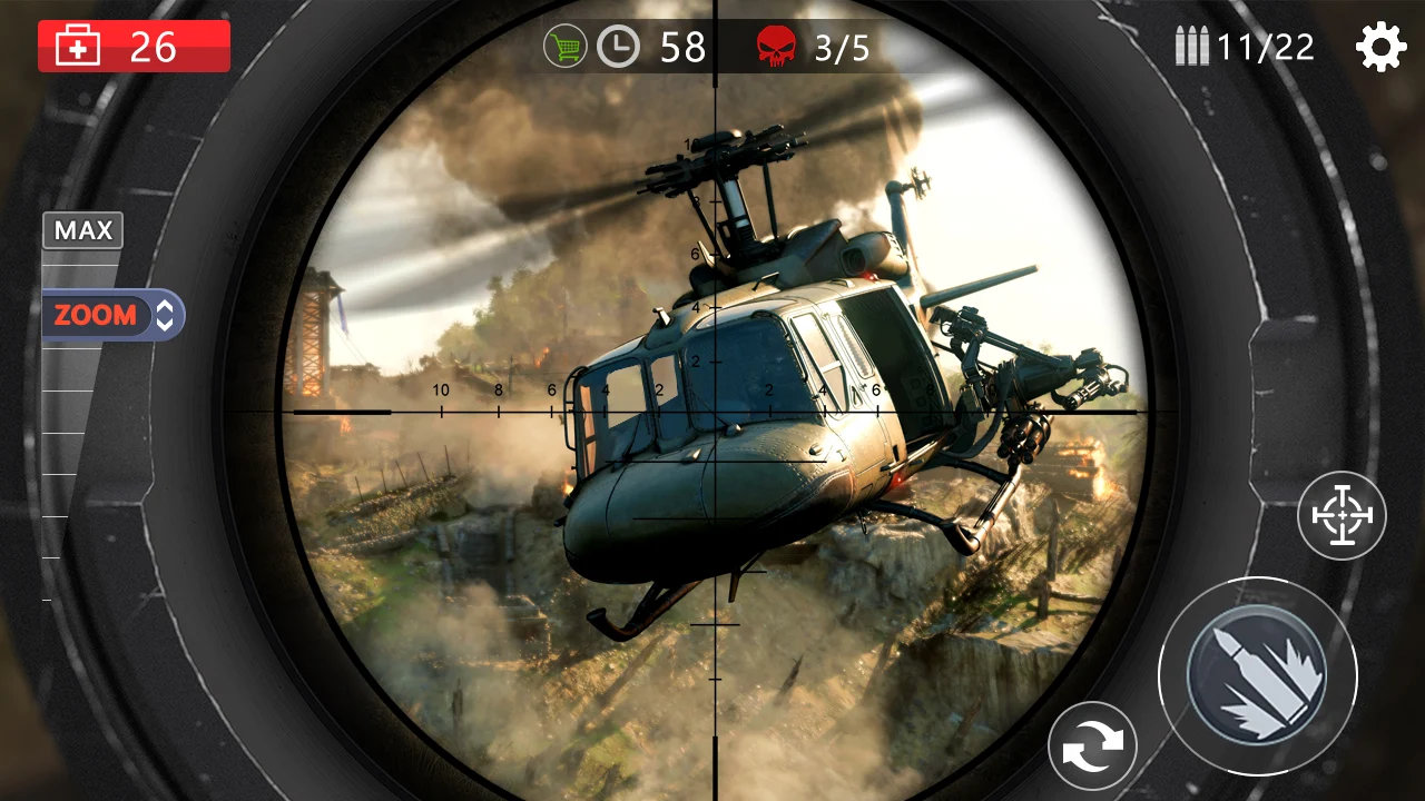 Sniper 3D Gun Shooter: Offline 截图 1