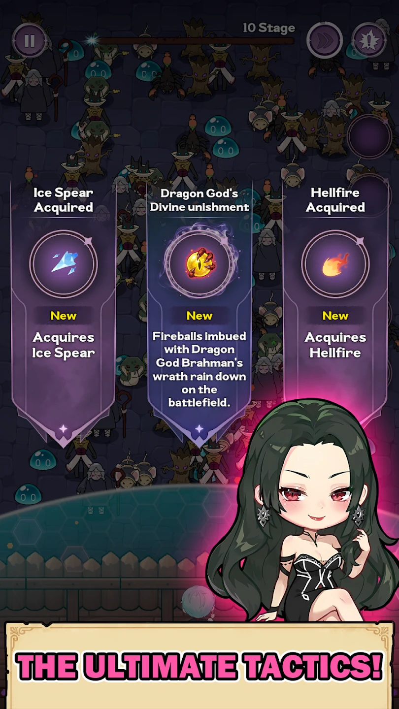 66666年后转生的黑魔法师：无限防御RPG 截图 10