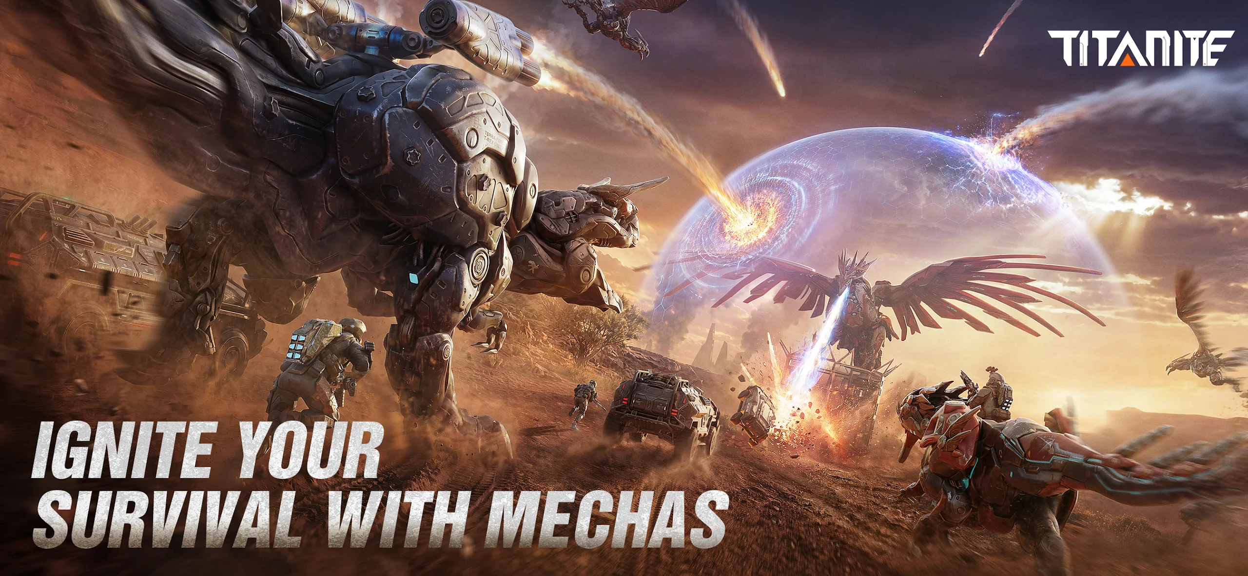 Titanite: Mecha Survival Game 截图 1
