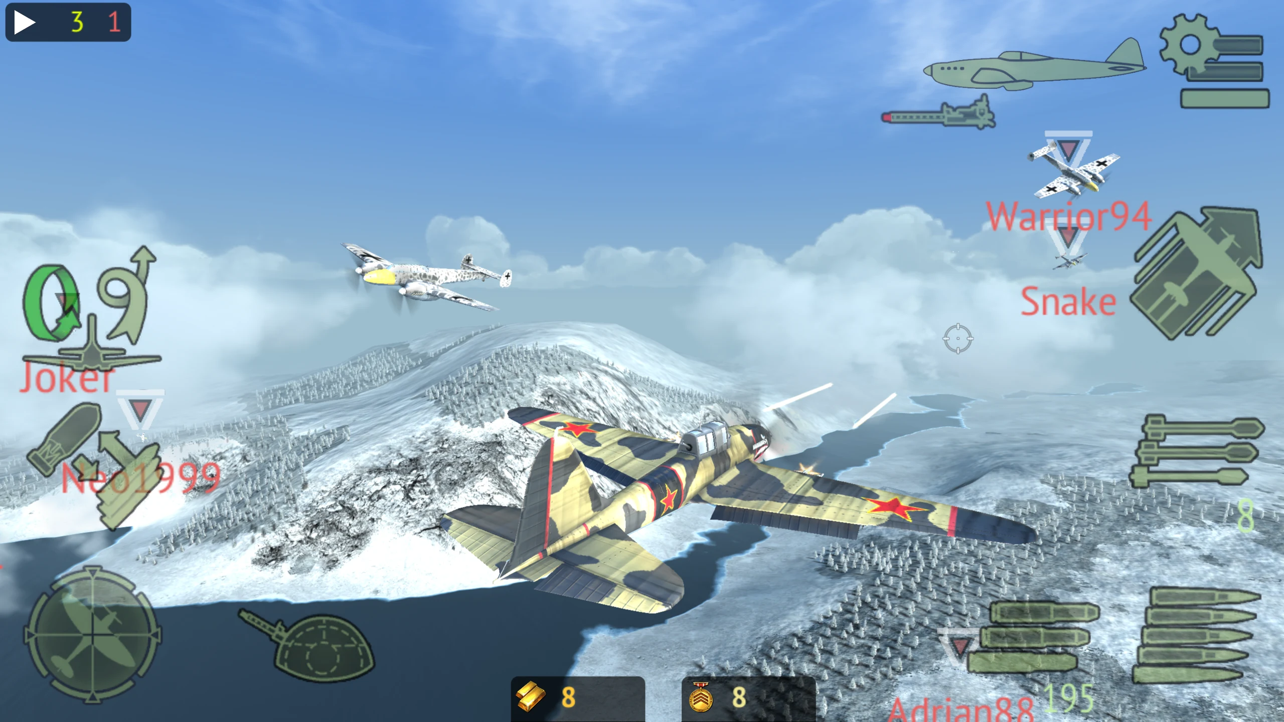 Warplanes: Online Combat 截图 2