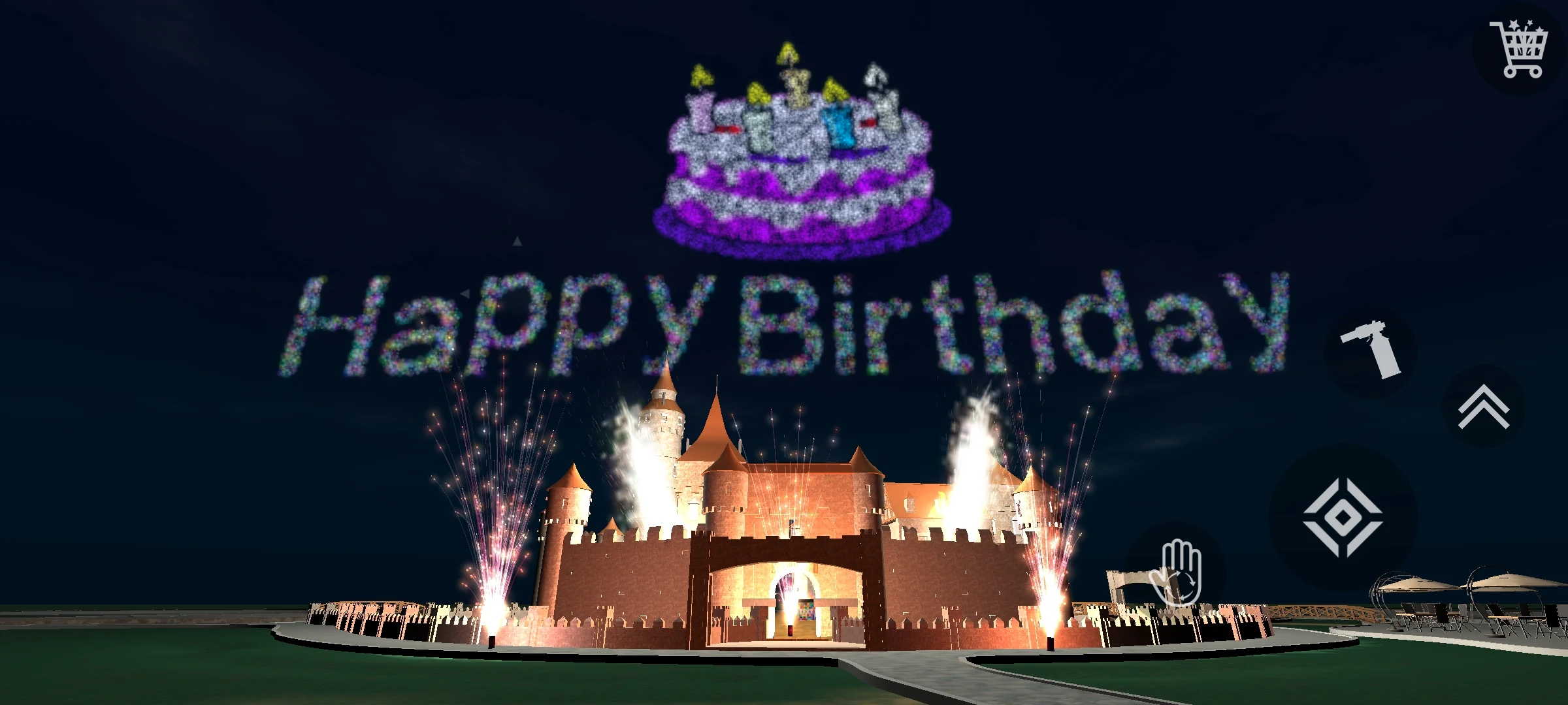Fireworks Simulator 3D 截图 2