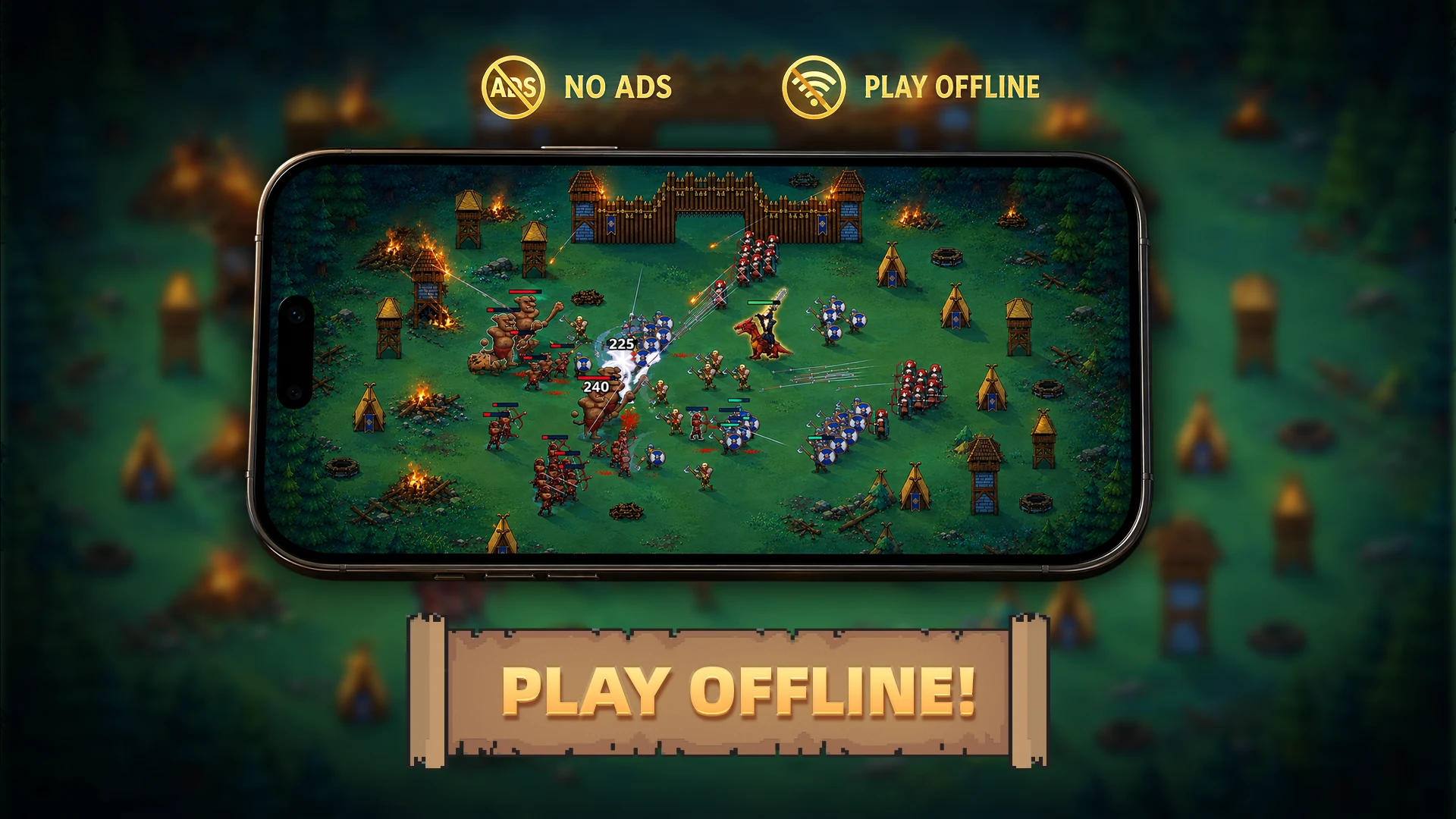 Viking Hero TD: Roguelike RTS 截图 6