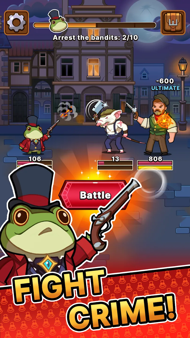 DetecToad: Detective Idle RPG 截图 7