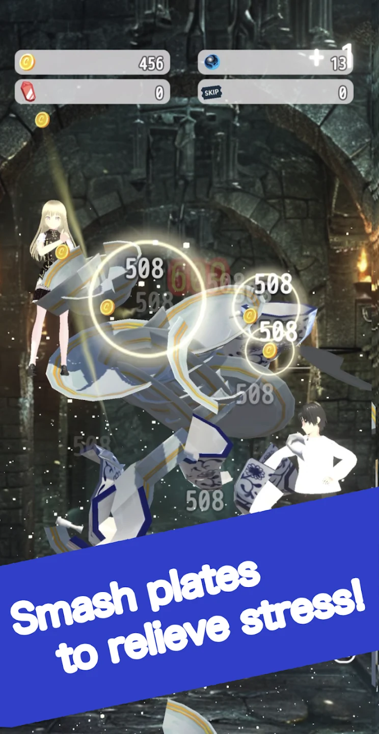 Smash Stress! Dish Clicker 截图 1