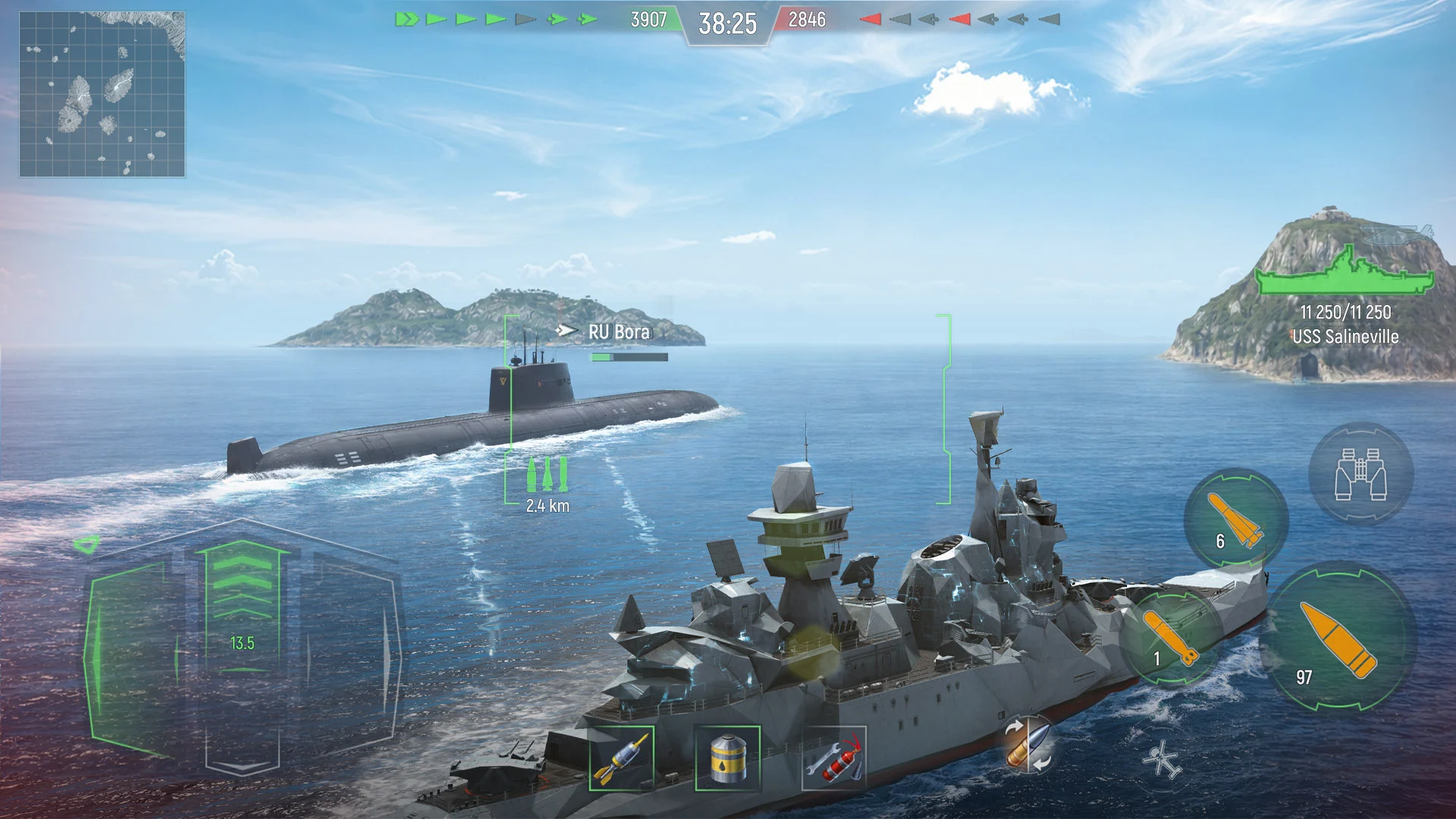 Force of Warships: War Games 截图 3