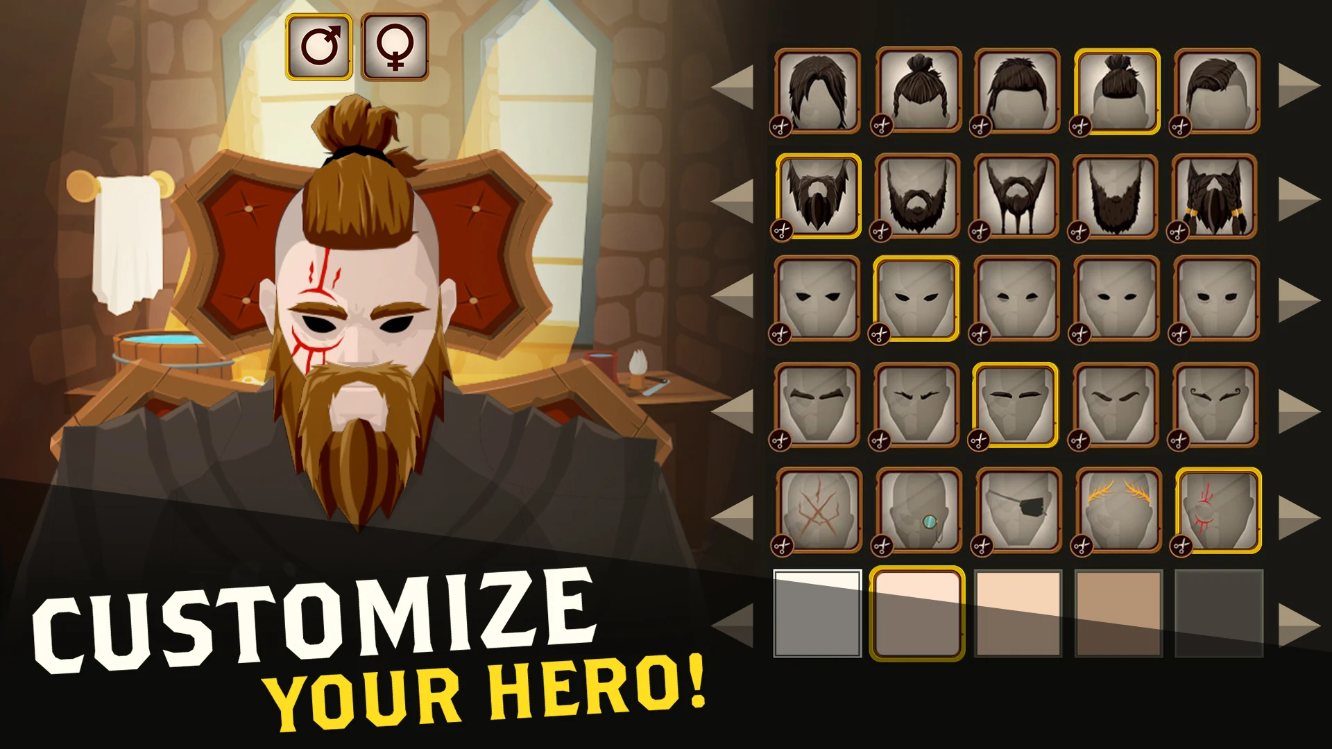 Questland: Turn Based RPG 截图 1