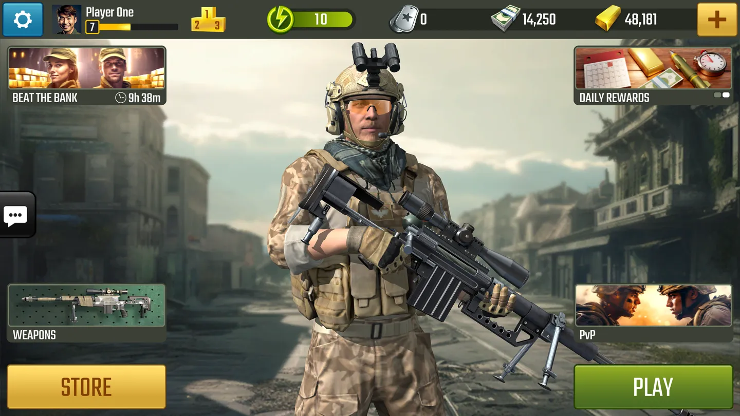 War Sniper: FPS Shooting Game 截图 2